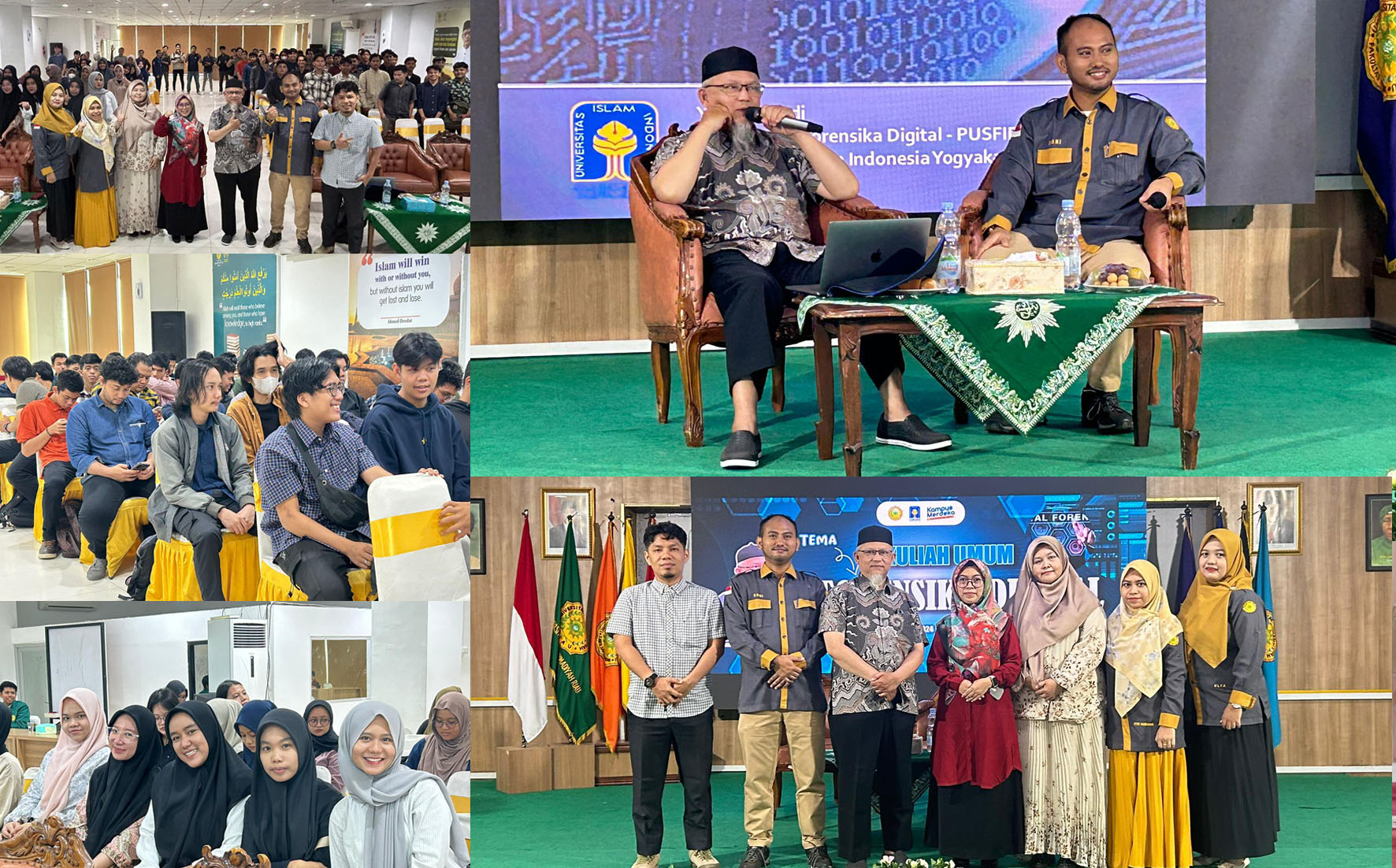Kuliah Umum Tentang Forensika Digital bersama Teknik Informatika Universitas Muhammadiyah Riau