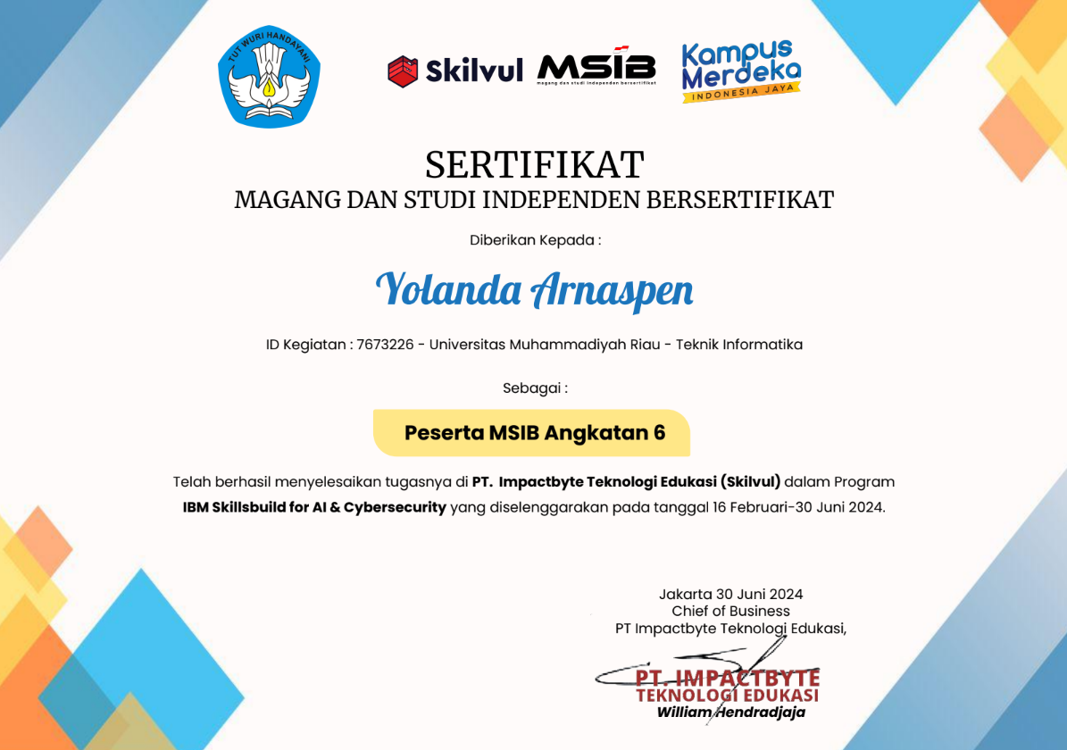 MBKM Yolanda Arnaspen